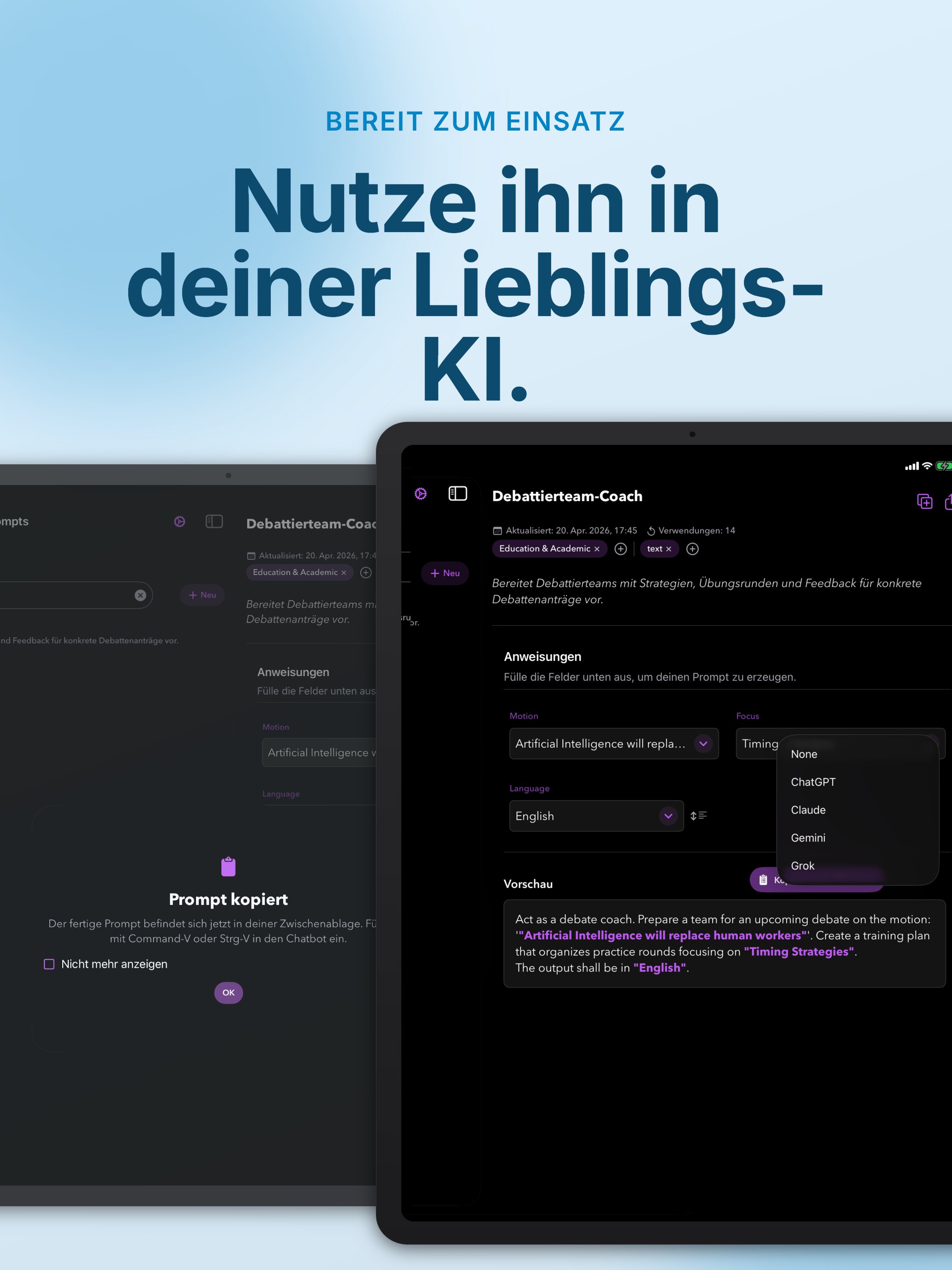 PUCO - The AI Launcher for iOS and macOS screenshot 6