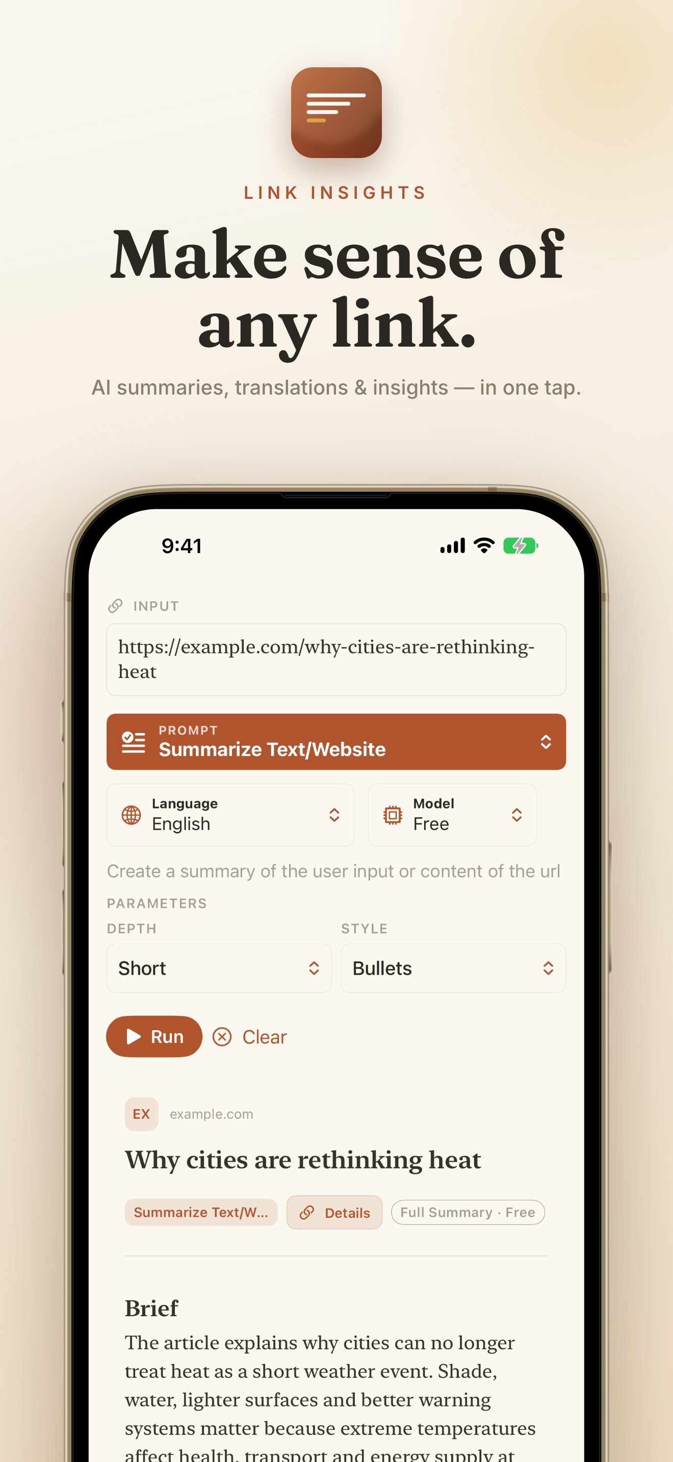 Link Insights screenshot 4