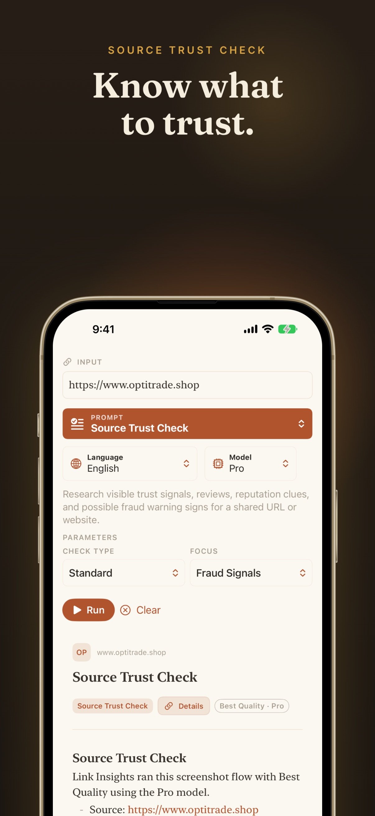 Link Insights screenshot 17
