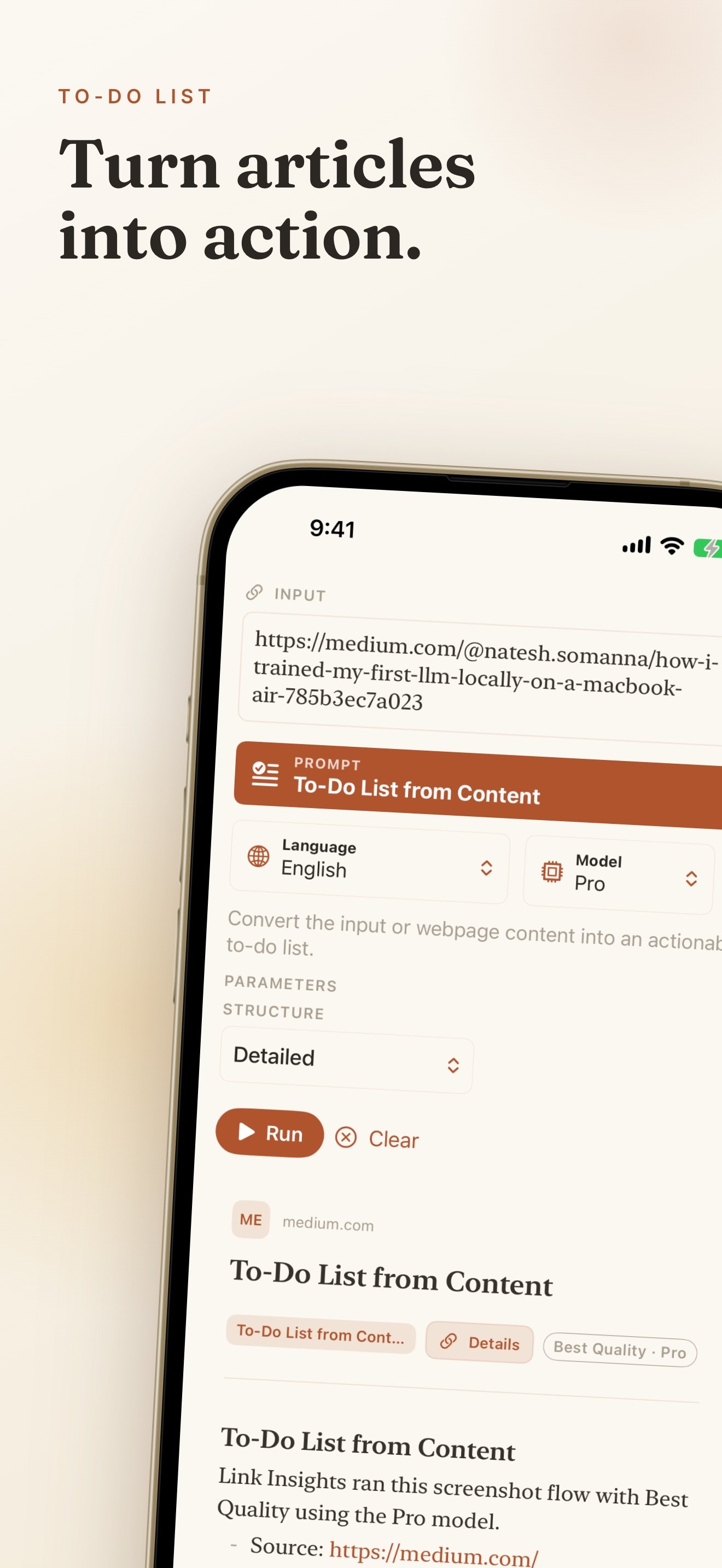 Link Insights screenshot 29