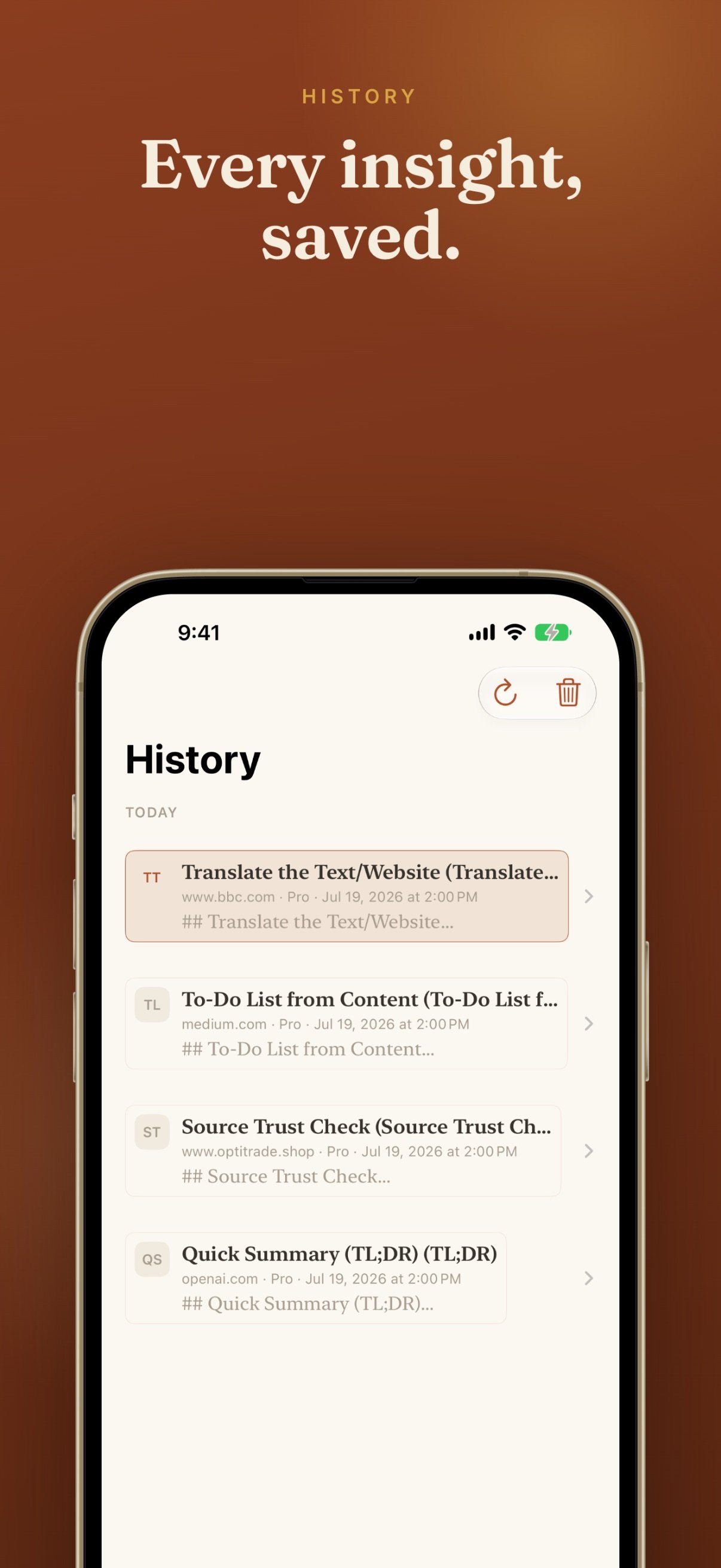 Link Insights screenshot 32