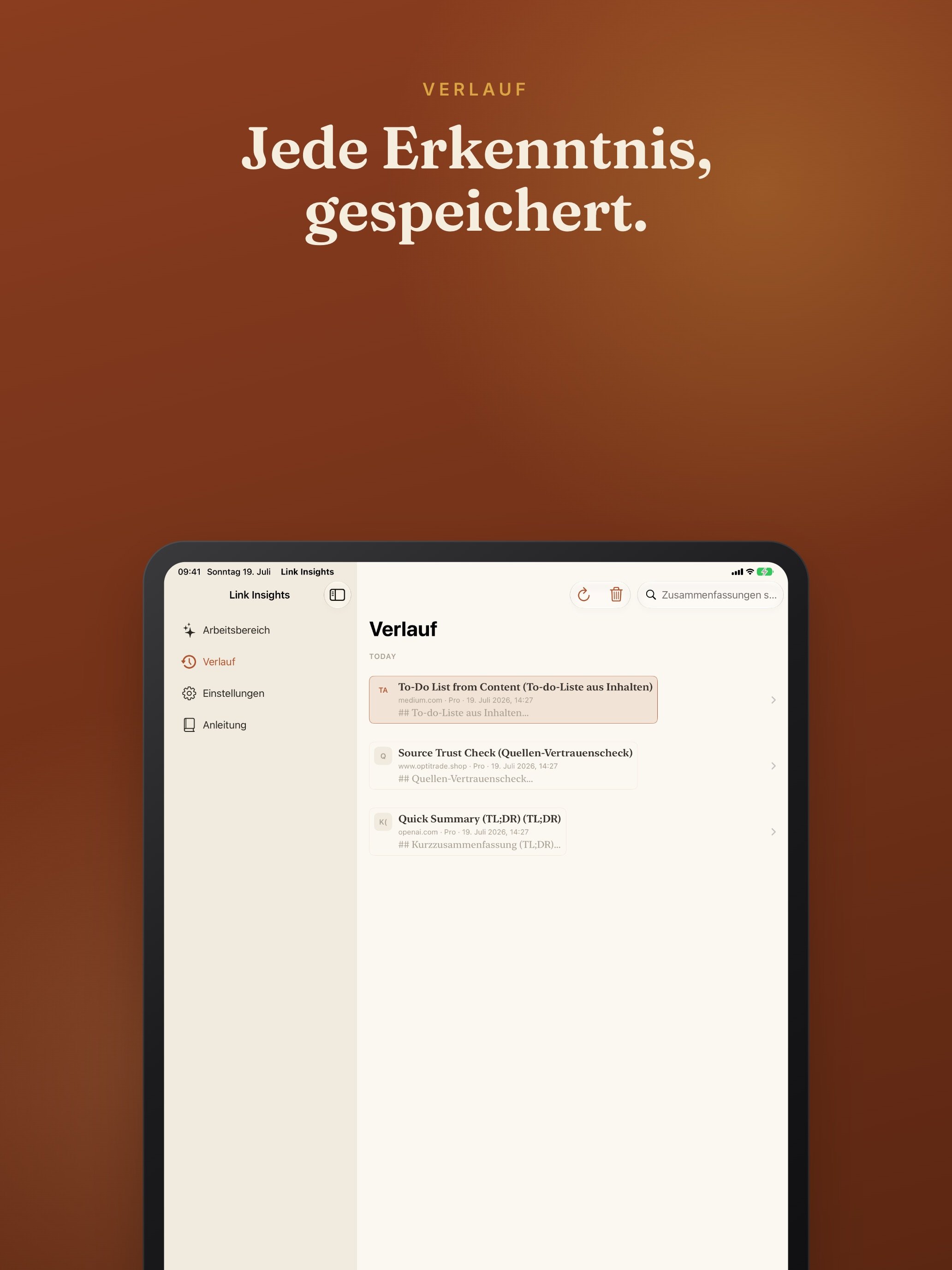 Link Insights screenshot 75