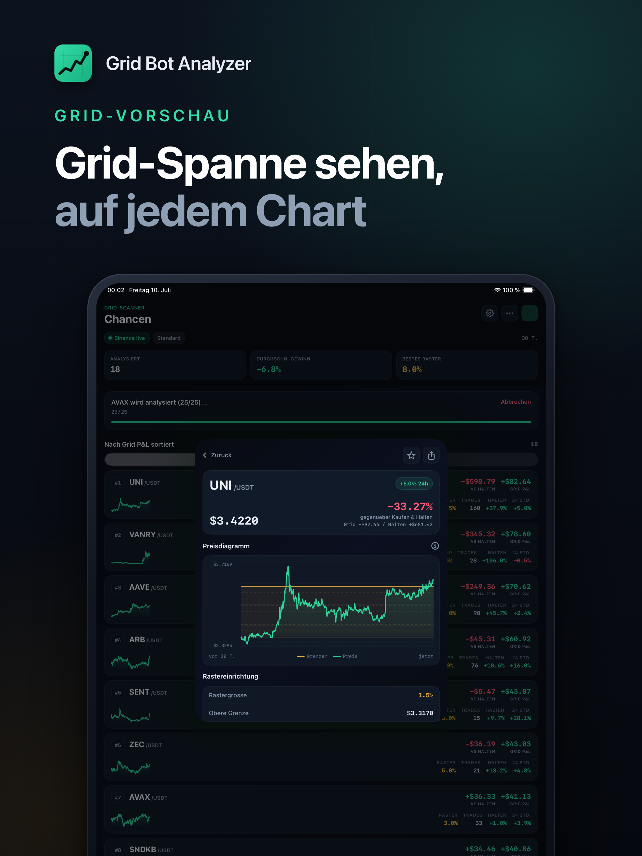 Crypto Grid Bot Analyzer screenshot 8