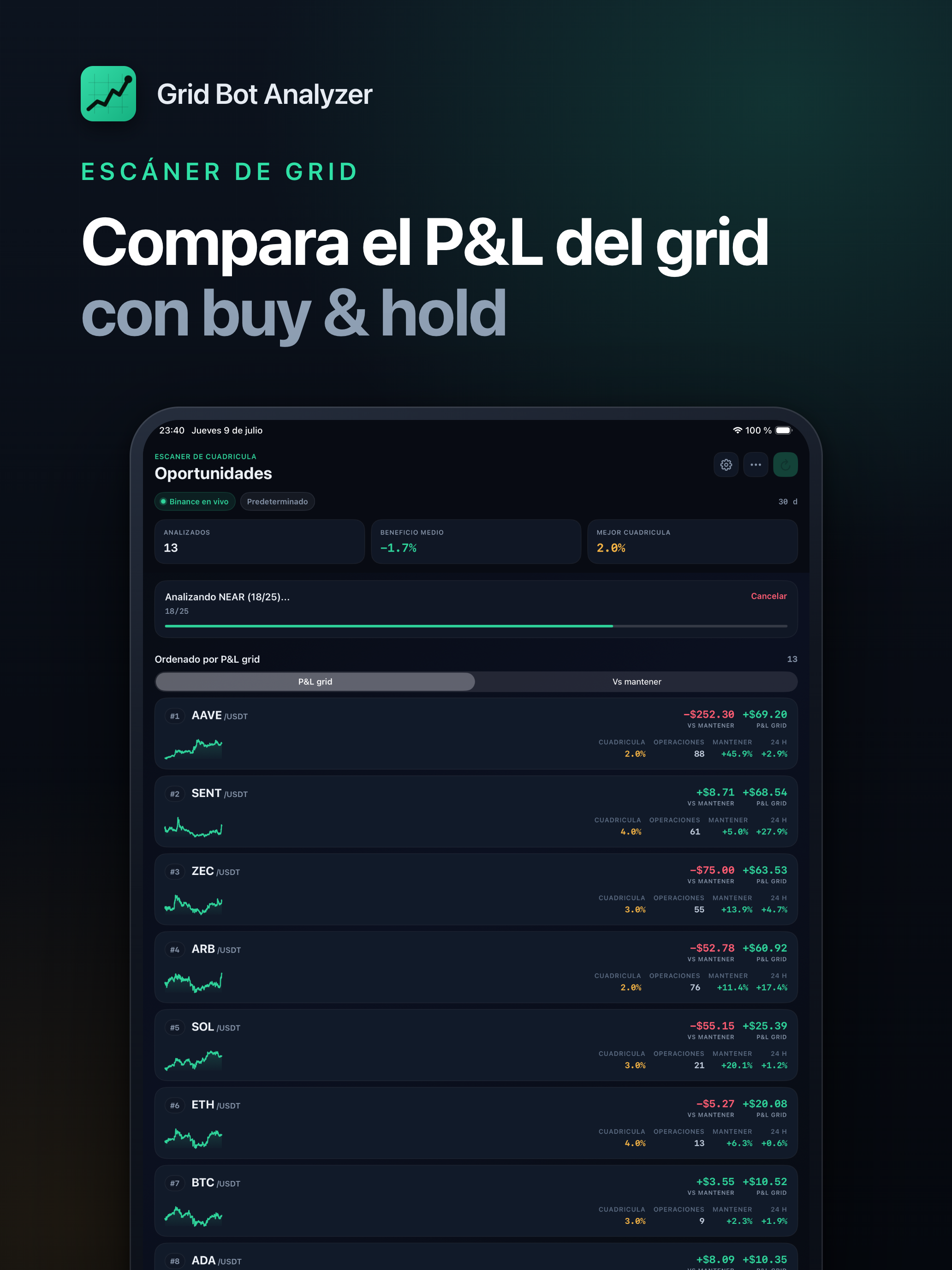 Crypto Grid Bot Analyzer screenshot 7